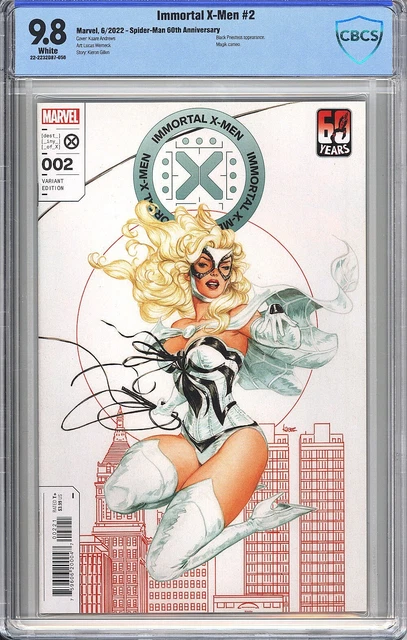 Immortal X-Men #2 - Spider-Man 60th Anniversary Variant - CBCS 9.8!