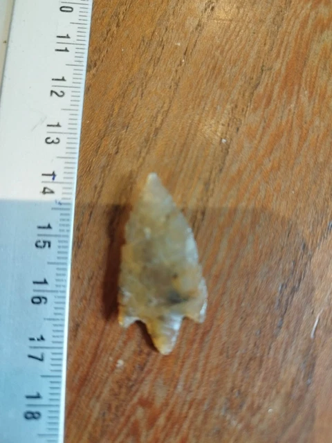 Reproduction pointe de flèche indienne, silex taille collection