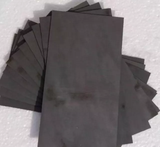 US Stock 1x 3*70*150mm 99.99% Pure Graphite Electrode Rectangle Plate Sheet