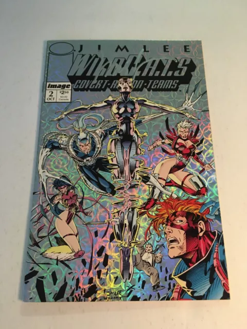 SIGNED WILDCATS #2 1992 IMAGE SIGNED BY JIM LEE NM- copy4