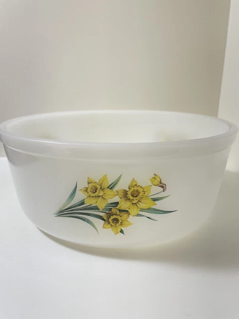 Vintage Arcopal Beau plat rond,Décor fleurs marguerites - Arts de la table