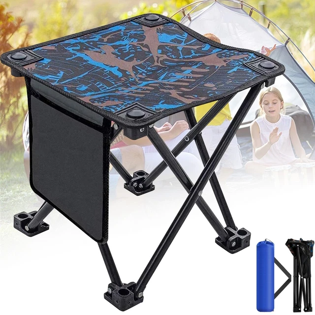 Outdoor Mini Portable Folding Camping Stool Fishing Chair Travel Beach Picnic UK