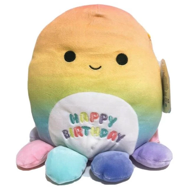 SQUISHMALLOW 8 INCH Elodie the Rainbow Birthday Octopus £24.71 PicClick UK