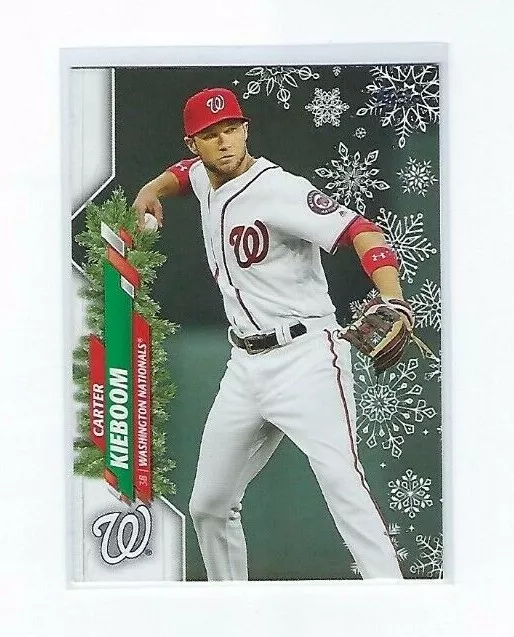 2020 Topps Holiday Metallic Carter Kieboom #HW17 Washington Nationals