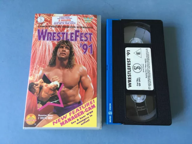 Wwf Wrestlefest '91,  Vhs Video Vintage