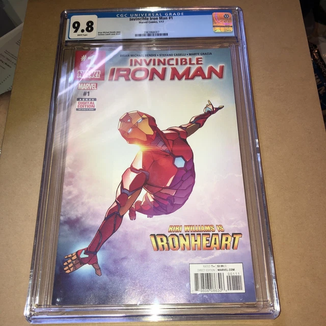 Invincible Iron Man #1 CGC 9.8 W 1st Ironheart Armor RiRi