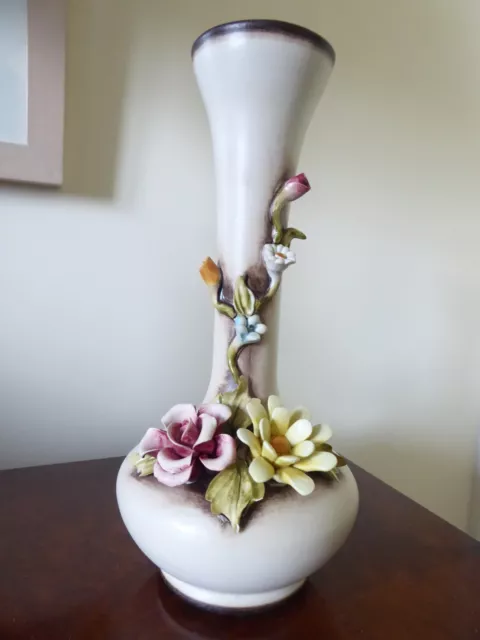 Vintage Capodimonte Flower Vase