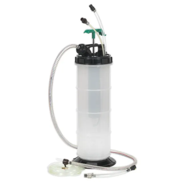 Sealey TP204 Vacuum Fuel & Fluid Extractor 8ltr Petrol Diesel Oil Water