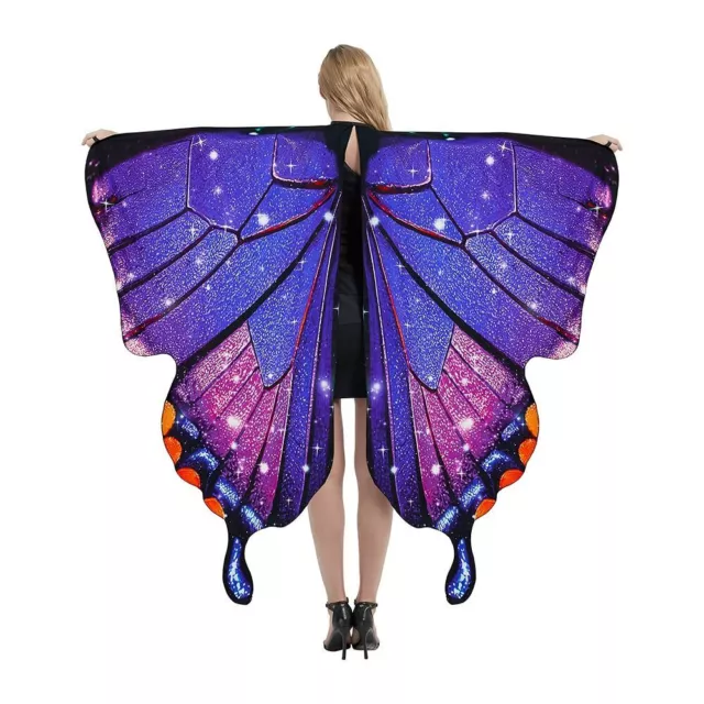 Costume Butterfly Wings Shawl Dressing Up Butterfly Wings Cloak  Woman