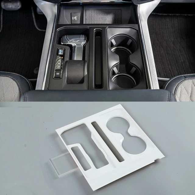 thumbnail image 2 of Carbon Fiber Gear Shift Panel Cover & Cup Holder Trim For Ford F150 Raptor 2009-2014 2 of 6