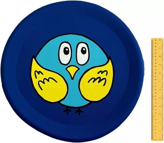 Giant Jumbo Flying Disc Frisbee Blue Bird 45cm 18 inches BRAND NEW