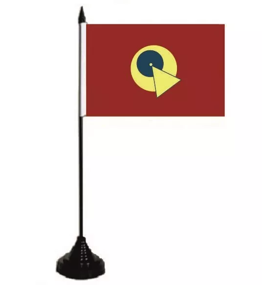 Tischflagge Vulkanier Fahne Flagge 10 x 15 cm