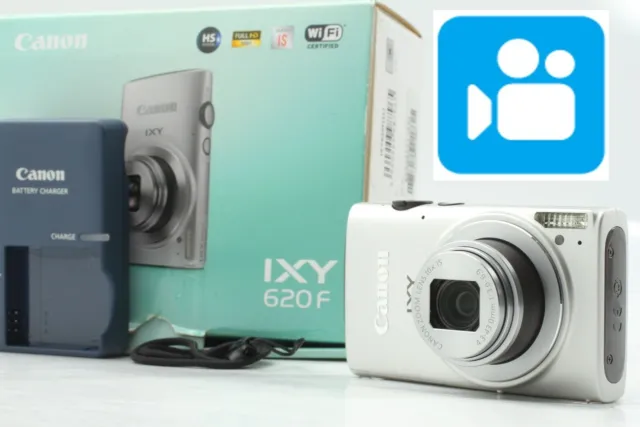 🎦VIDEO👀[Sin usar] Cámara digital compacta Canon IXY 620F Silver12.1MP de...