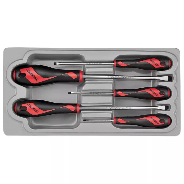 Teng Tools MD906N5 Destornilladores Set 5 Piezas Plano / con Ranuras 2.5A 6.5mm