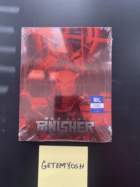 Punisher War Zone Steelbook (4K + Blu-ray + Digital) BRAND NEW / SEALED