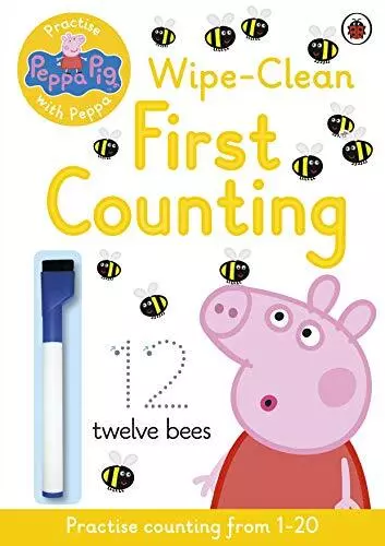 Peppa Pig: Practise with Peppa: Wipe-Clean First Counting by Peppa Pig Book The