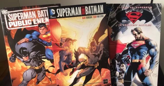 Batman/Superman x3: Public Enemies + Greatest Battles + Vol 3: Worlds Finest