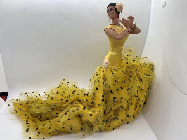 Vintage flamenco dancer sales doll