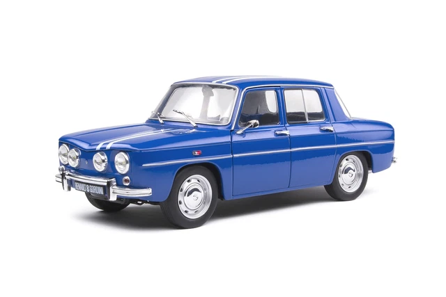 Renault Safrane Miniature Solido 1/18 – Bleu/Vert, Collection – Sans Boîte