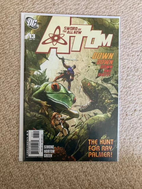 All New Atom #13 Gail Simone DC 2007 (Birds of Prey, Wonder Woman, Batgirl)