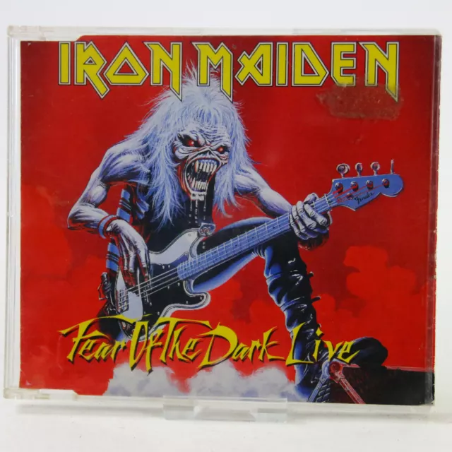Music Musik Maxi Single CD Iron Maiden – Fear Of The Dark - Live Gut