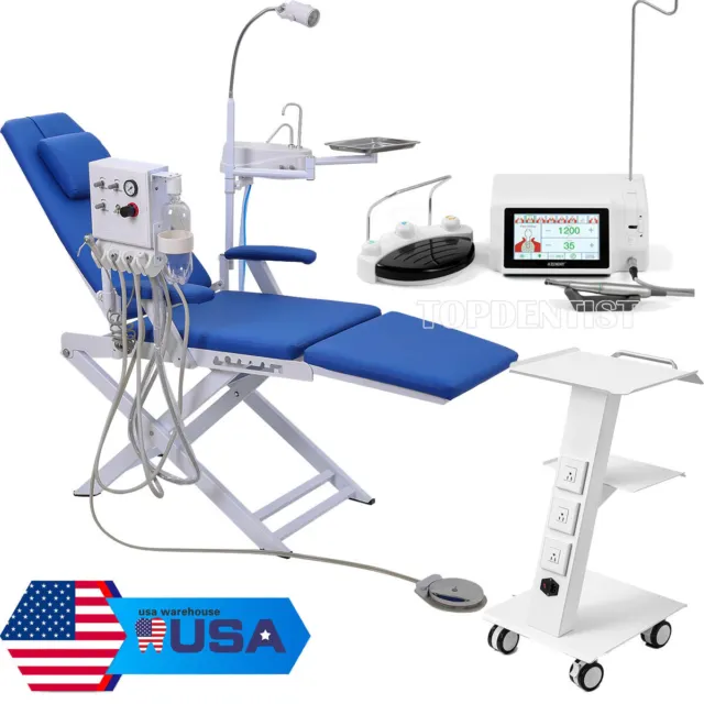 Dental LED Implant Motor Brushless System/ Folding Chair Turbine Unit/Tool Cart
