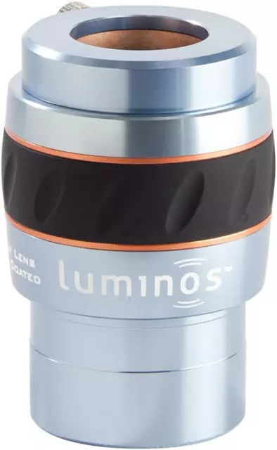 Celestron 93436 Luminous 2-Inch 2.5X Barlow Lens Silver