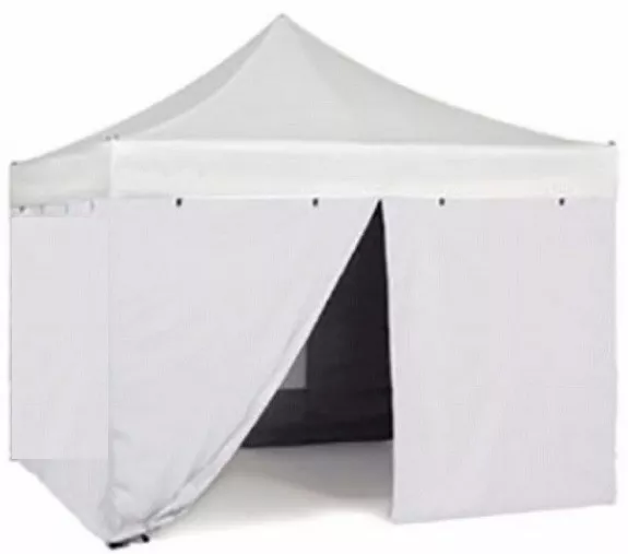 Gazebo Box Rapido Tenda Tendone 3X3 Richiudibile 4 Pareti Gazebi Mercatino Fiere