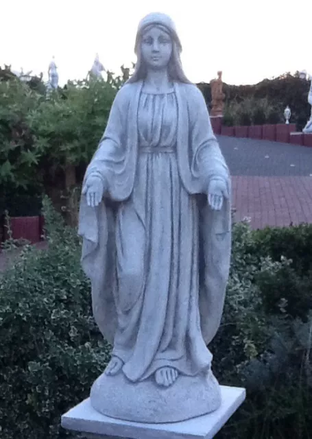 Statue, Gartenfigur, Steinguss "Madonna" 93 cm Skulpturen Menschen, Gartendeko