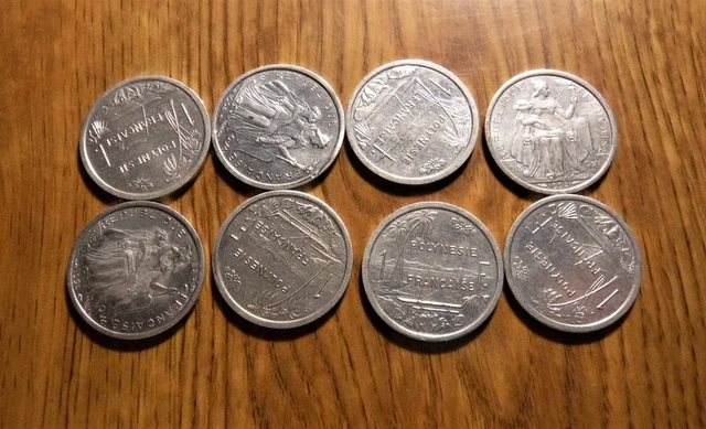 One French Polynesia 1 Franc 1994 Unc. Coin
