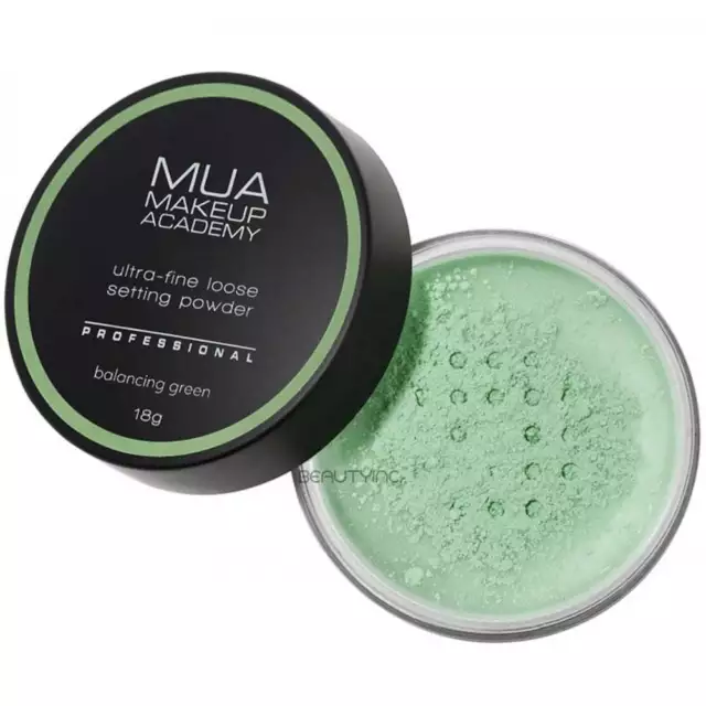 MUA Make Up Academy Ultra Fine Loose Setting Powder - Balancing Green