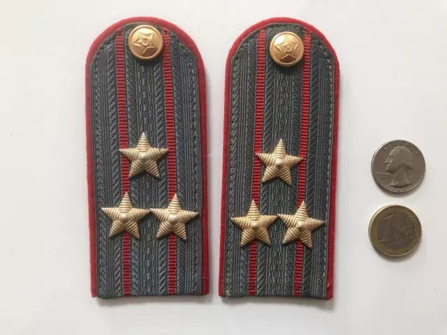 = Soviet Militia ( Police ) OFFICER COLONEL Shoulder Boards for Tunic =