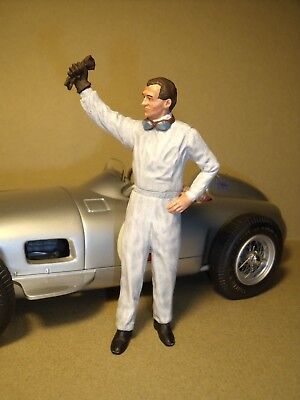 FIGURINE 1/18  BUGATTI GIRL  HELLE NICE  DRIVING  VROOM  NOT PEINT  FOR  CMC 