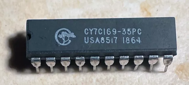 Cypress 7C169-35PC 7C164 4K X 4 Static RAM - NOS