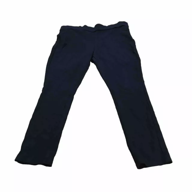 NYDJ Jeans Women 16 Poppy Comfort Leggings Pull On Elastic Waist Lift Tuck Black