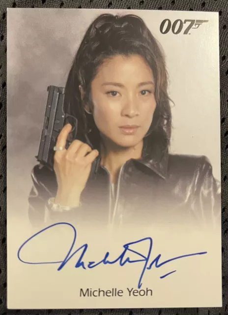 2017 James Bond Archives Final Edition Michelle Yeoh autograph card