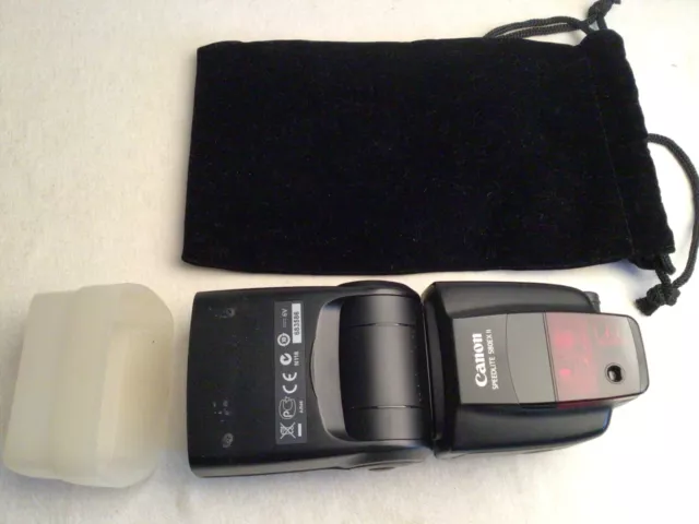 Canon Speedlite 580EX II Shoe Mount Flash + dome