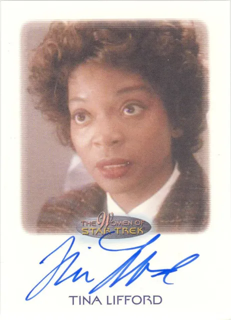 Women of Star Trek - Tina Lifford "Lee" Autograph Card