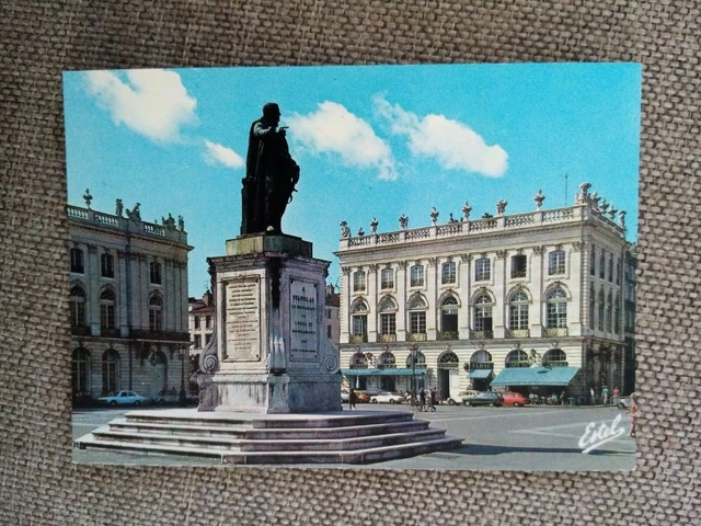 Cpsm Cpm Nancy Place Stanislas & Stanislas Leczinski Statue