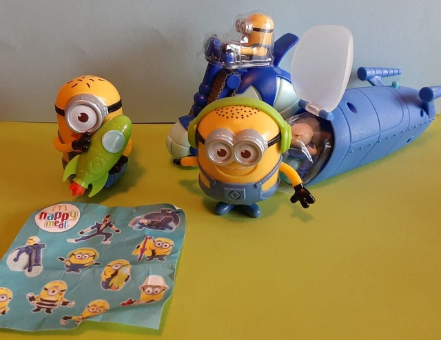 MC DONALD'S HAPPY MEAL Gadget Cattivissimo Me 2017 4 pezzi con cartine -  HM04