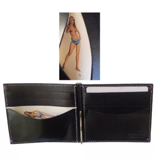 ⚡VINTAGE⚡ PAUL SMITH Naked Lady Wallet Naked Lady Smoking *NEW W/TAGS* 🚬