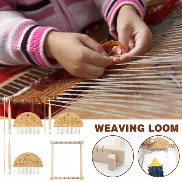 Gobelin Webkamm Werkzeug Makramee Fransen Weben Stricken SET NEW C9