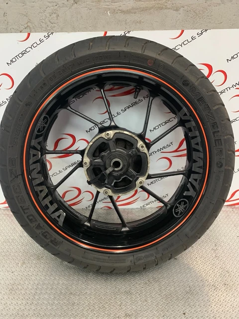 YAMAHA MT09 REAR Wheel And Tyre 180 55 17 2016 Non Abs Mt-09 Breaking ...