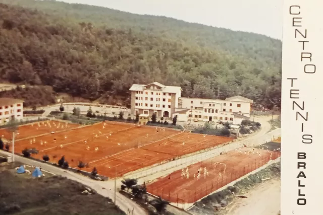 Cartolina - Centro Tennis - Brallo ( Pavia ) - 1965 ca.