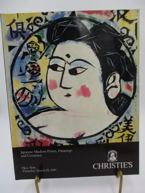 Vtg 1990 Christies Japanese Modern Prints Paintings Ceramics Art Auction Catalog
