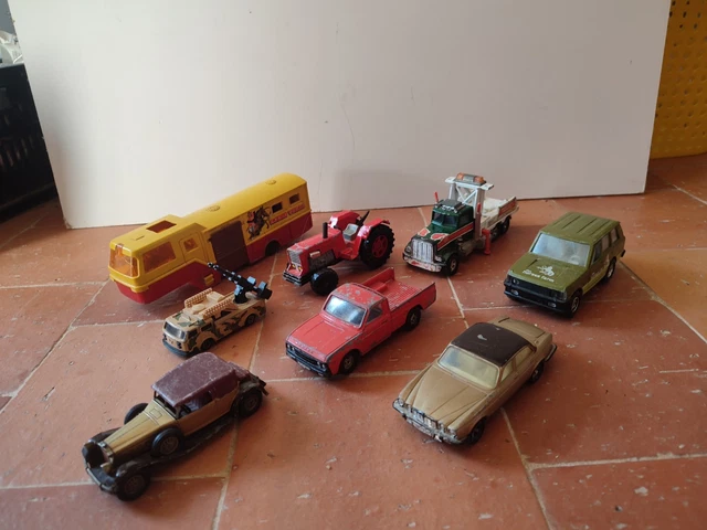 Tracteur Majorette 369 Avec Remorque Fourragère – Promo Texaco 1995 – Neuf
