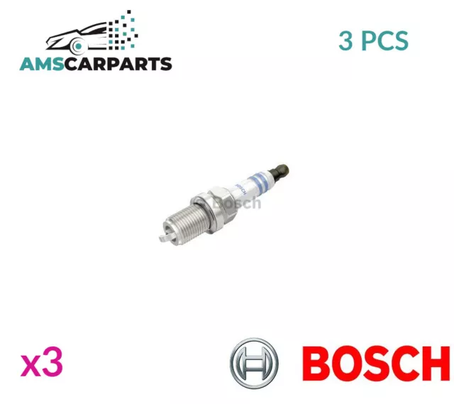 Engine Spark Plug Set Plugs 0 242 235 749 Bosch 3Pcs New Oe Replacement