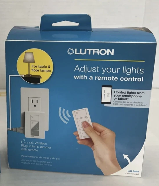 LUTRON CASETA WIRELESS Plugin Lamp Dimmer w Remote Or Smart App P