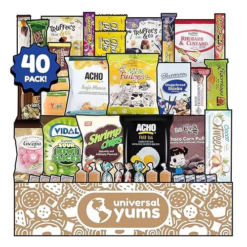 Universal Yums International Snack Box for Easter | Variety Pack Of Chips Can...