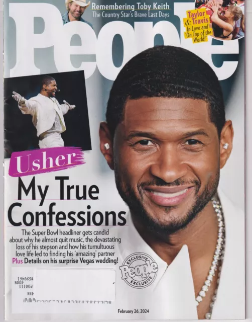 PEOPLE FEBRUARY 26, 2024 Usher, Toby Keith, Taylor Swift (Magazine